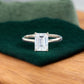 1.75 CT Emerald Cut Lab Grown Diamond Engagement Ring • Ethical Bridal Ring