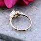 1.25 ct Princess Cut Lab Grown Diamond Engagement Ring • Vintage Rose Gold Bridal Ring