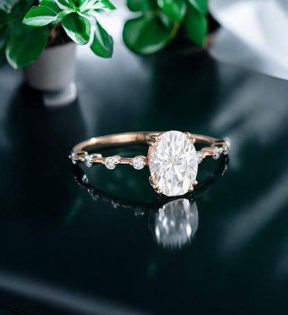 Moissanite Ring