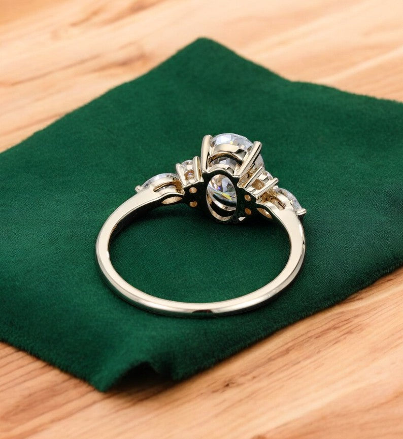 1.750ct Oval Lab Grown Diamond Engagement Ring