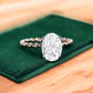 2.590 ct Oval cut Lab Grown Diamond Engagement Ring
