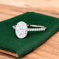 2.680 ct Oval Shaped Lab Grown Diamond Engagement Ring