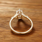 2.0ct Pear Cut Lab Grown Diamond Engagement Ring • Vintage Art Deco Inspired Ring