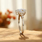 2.0ct Pear Cut Lab Grown Diamond Engagement Ring • Vintage Art Deco Inspired Ring