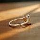 1.50 ct Five Stone Emerald Cut Lab Grown Diamond Engagement Ring