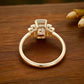 1.50 ct Five Stone Emerald Cut Lab Grown Diamond Engagement Ring