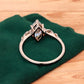 1.100 ct Marquise Lab Grown Diamond Engagement Ring