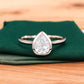 Pear Bezel Diamond Ring 1.25ct – 14K Gold Engagement & Bridal Ring