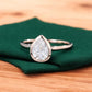 Pear Bezel Diamond Ring 1.25ct – 14K Gold Engagement & Bridal Ring