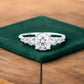 1.00 ct Round Cut Lab Grown Diamond Engagement Ring • Classic 14K/18K Gold Bridal Ring