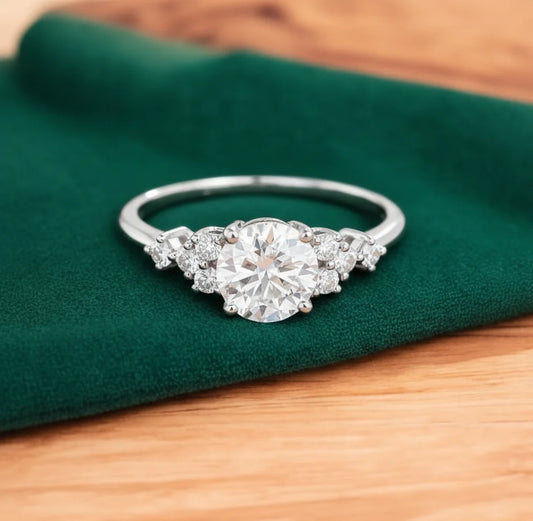 1.18 ct Round Cut Lab Diamond Ring – Ethical Luxury