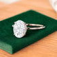 2.614 ct Oval Lab grown Diamond solitaire Engagement Ring