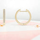 Pave-Set Lab Diamond Hoops 1.00 ct – 14K / 18K