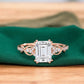 1.80 ct Emerald-Cut Lab-Grown Diamond Engagement Ring