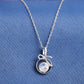 Round Moissanite Pendant Necklace