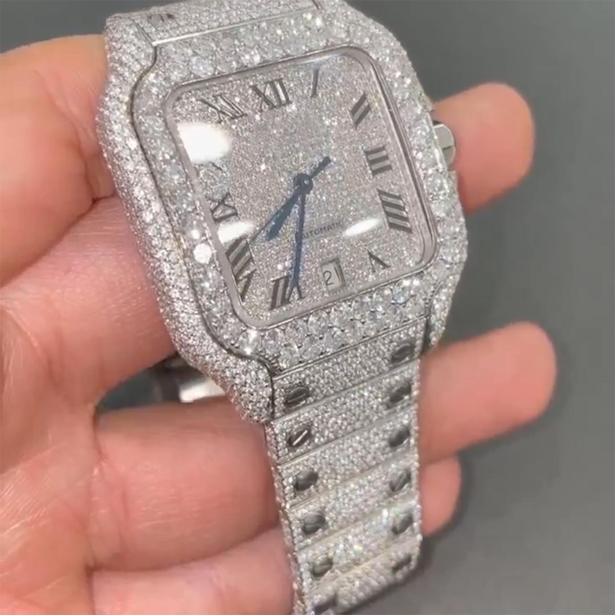 Moissanite discount diamond watch