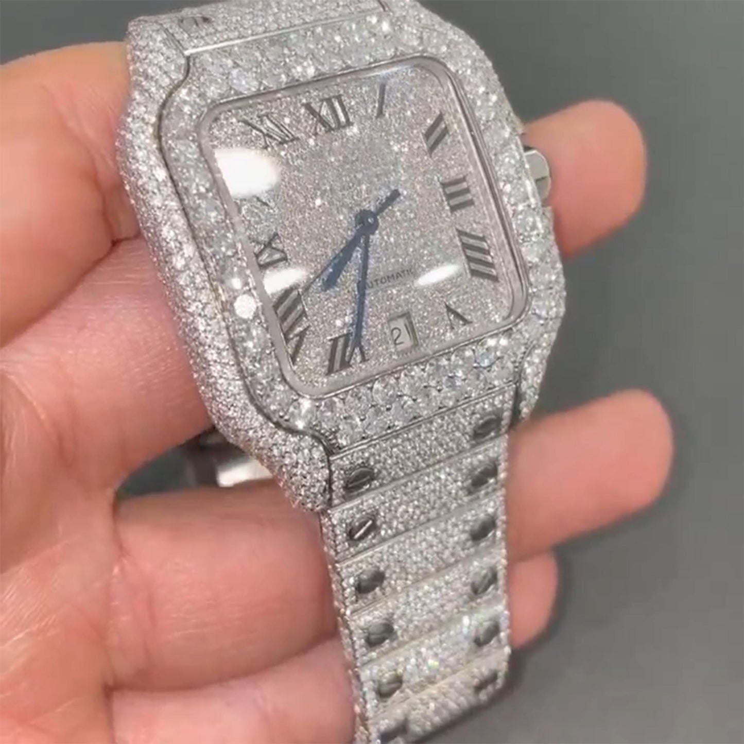 Moissanite watch