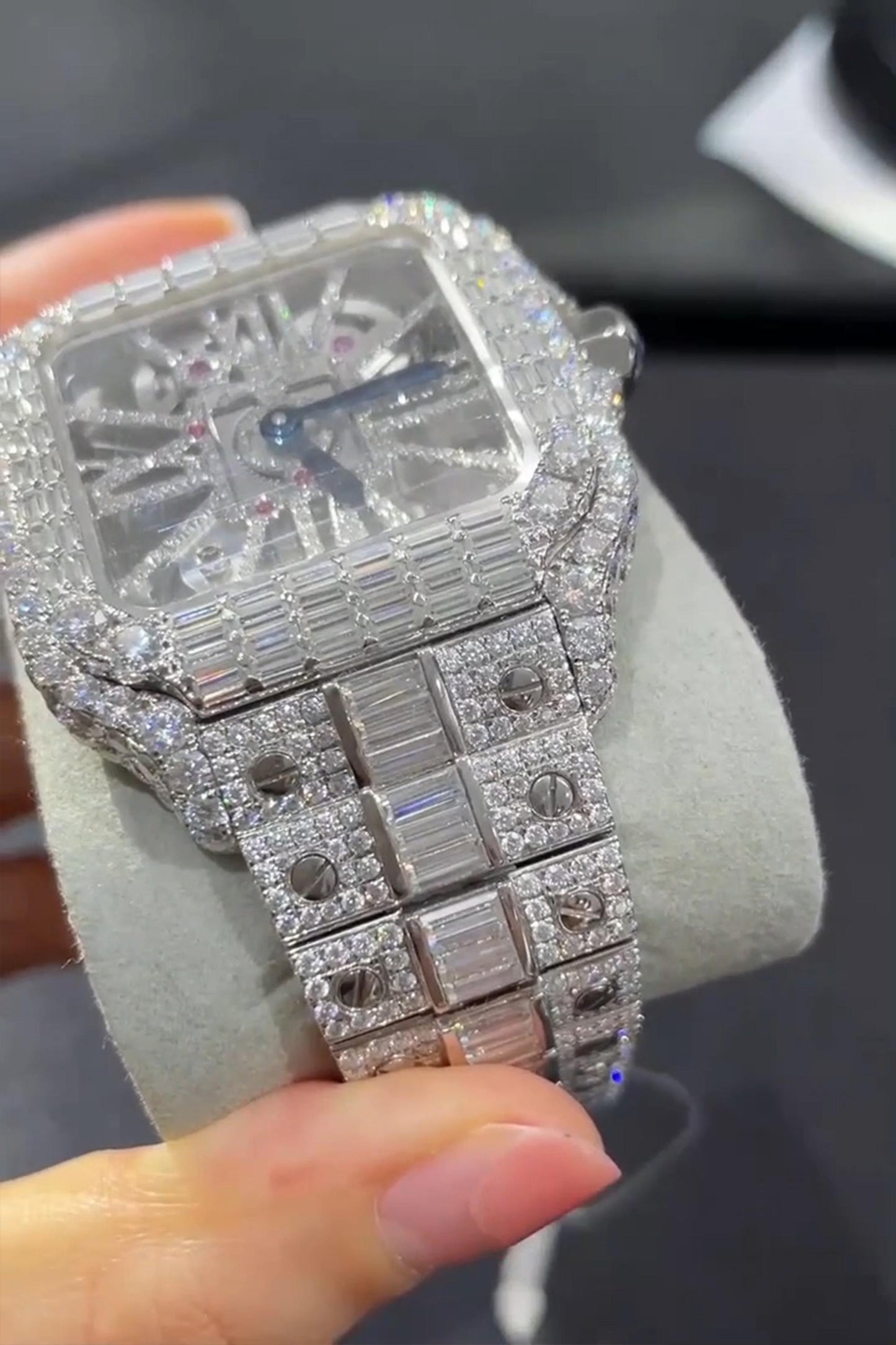 Moissanite watch