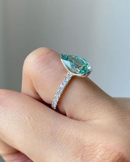 blue Diamond Ring