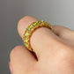 Genuine Yellow Citrine Eternity Ring