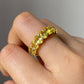 Genuine Yellow Citrine Eternity Ring