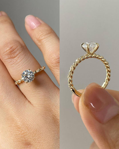 Moissanite Ring