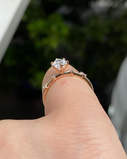 Moissanite Ring