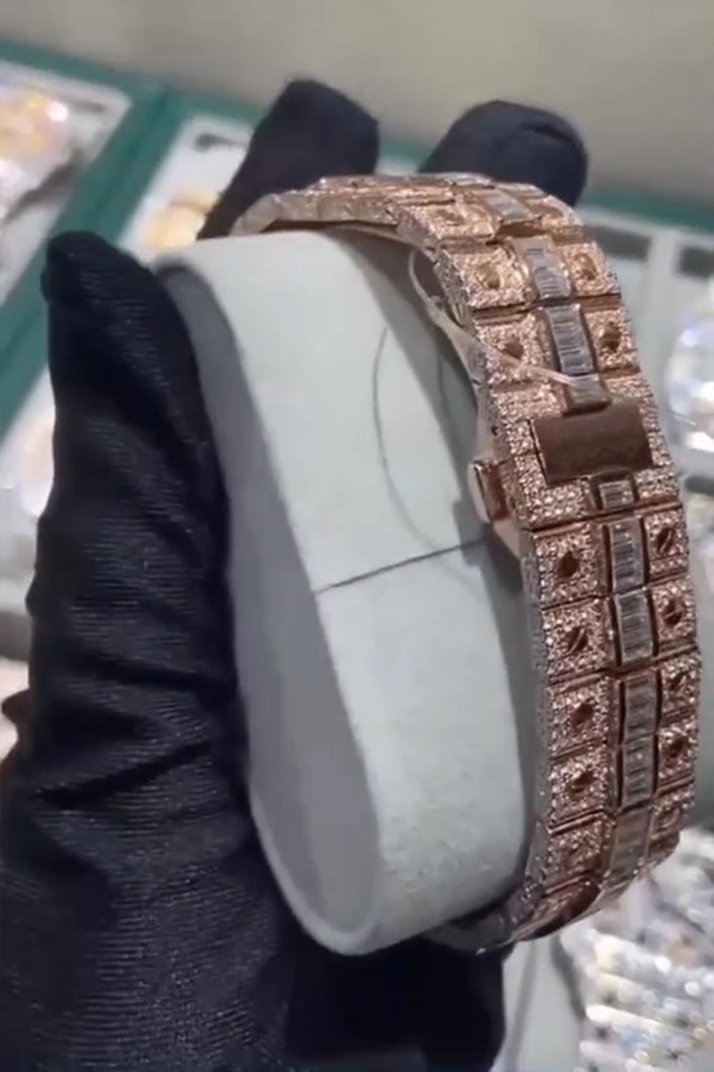 Moissanite watch | diamond watch | iced out watch | hip hop watch