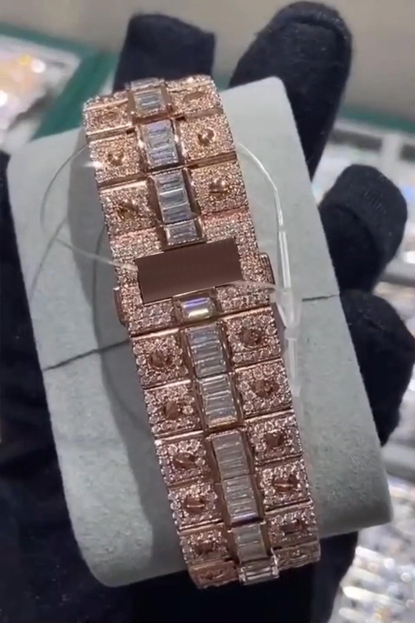 Moissanite watch | diamond watch | iced out watch | hip hop watch