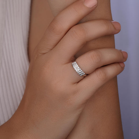  Moissanite Ring