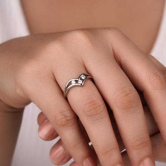 simple silver ring