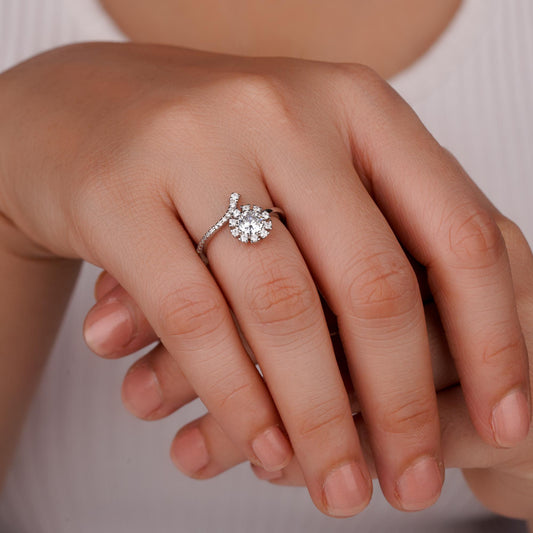 Moissanite Ring