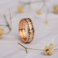 Rose gold Wedding Bands,6 mm Traditional Wedding Band