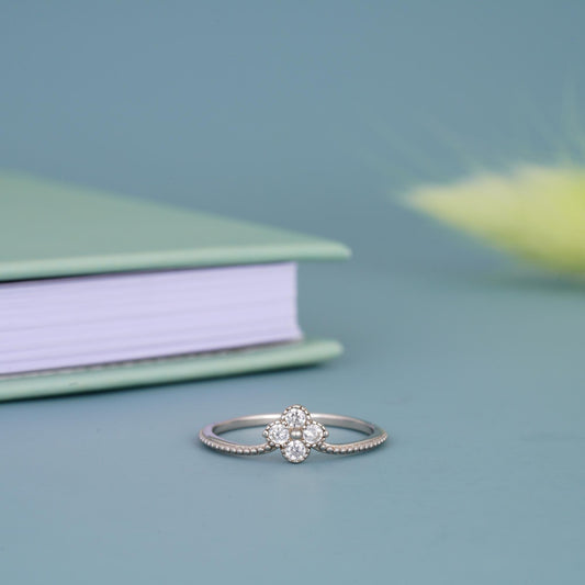 Diamond Curve Ring