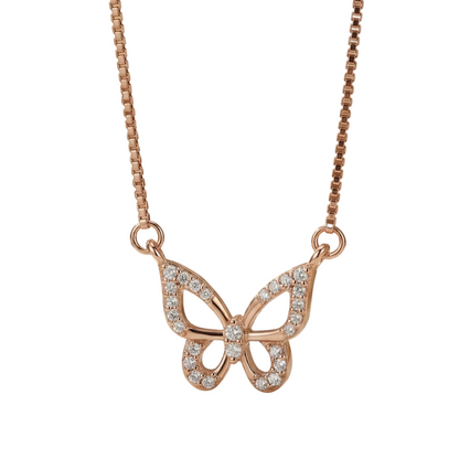 women's butterfly pendant
