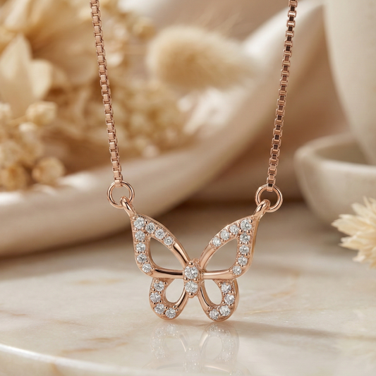women's butterfly pendant
