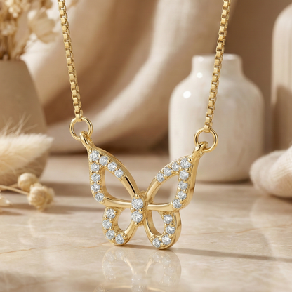 small butterfly pendant
