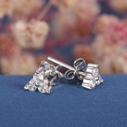 Round Cut Earrings