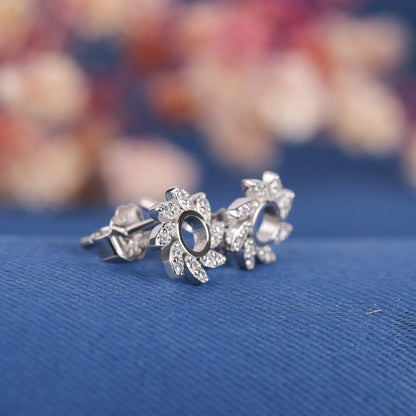   Flower Cut Earrings 