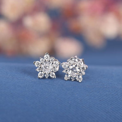 Round Cut Earrings 