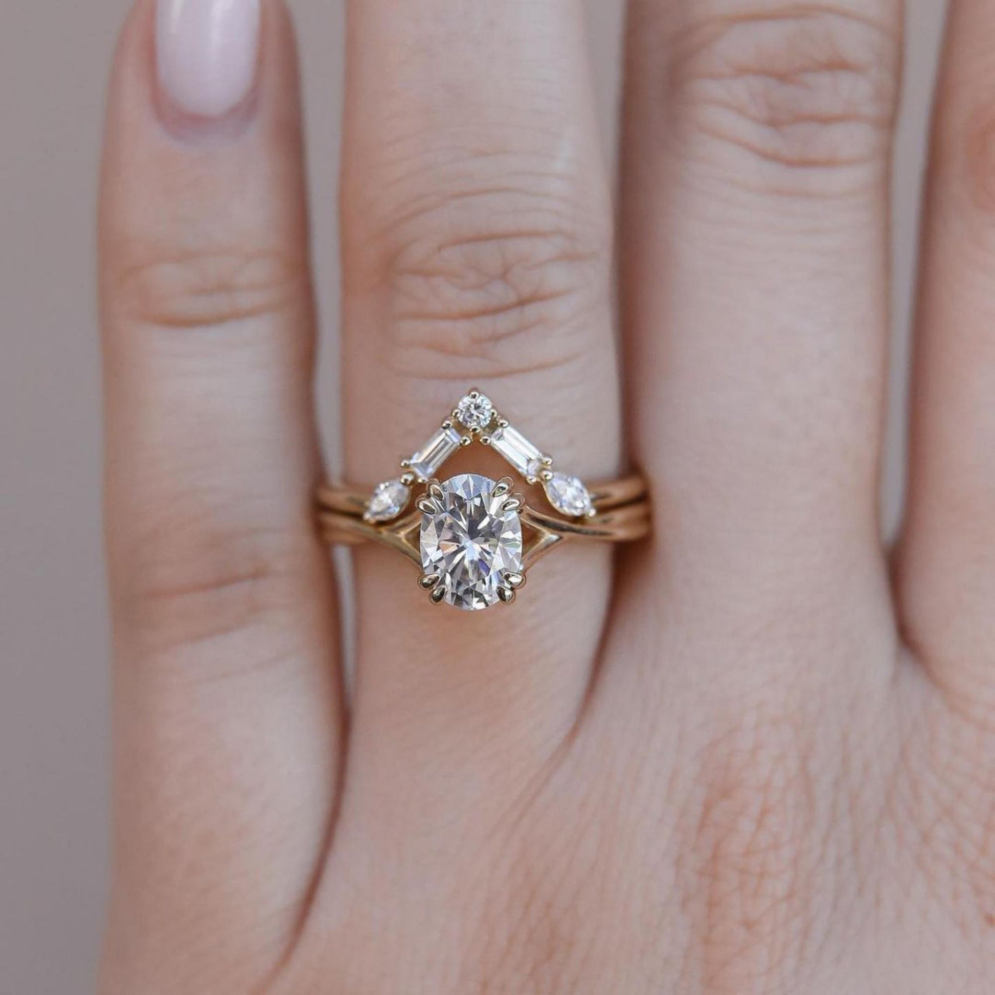 gold engagement ring