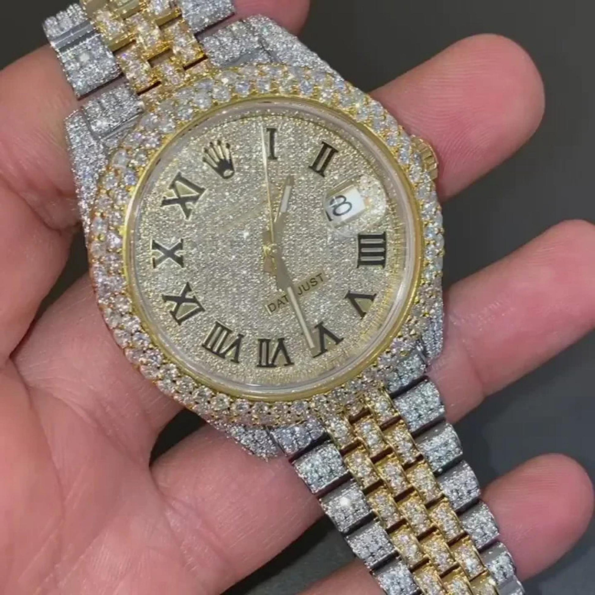 Moissanite watch