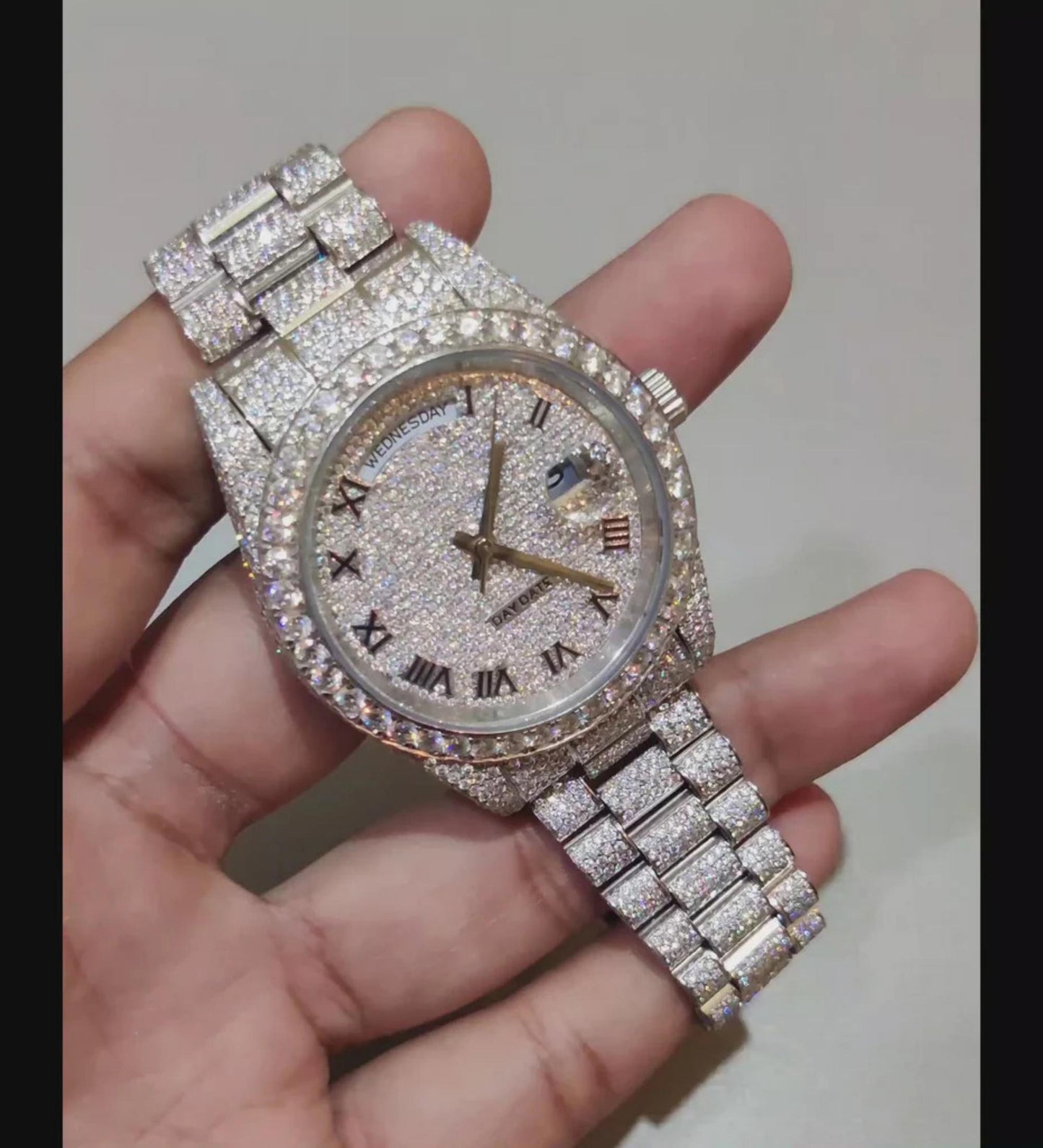 Moissanite watch