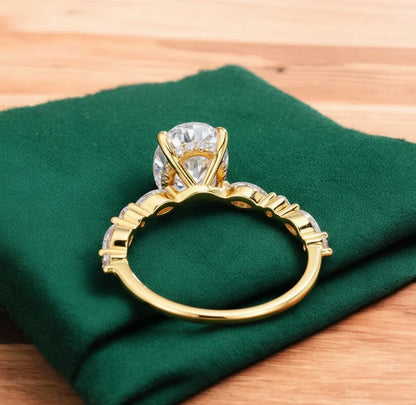 2.90 ct Oval Lab-Grown Diamond Engagement Ring