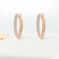 Pave-Set Lab Diamond Hoops 1.00 ct – 14K / 18K