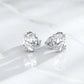  oval diamond Earrings 