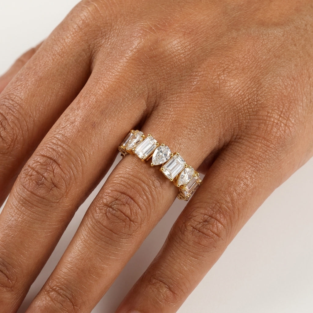 emerald and pear engagement ring​

