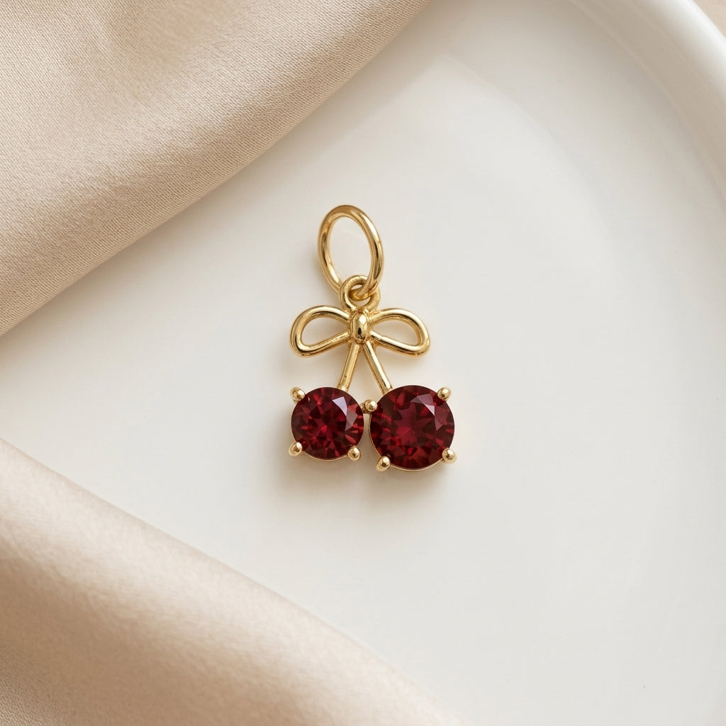 1.500ct Cherry Lab Grown Diamond Pendant Necklace