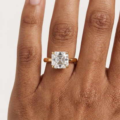 asscher cut diamond rings​

