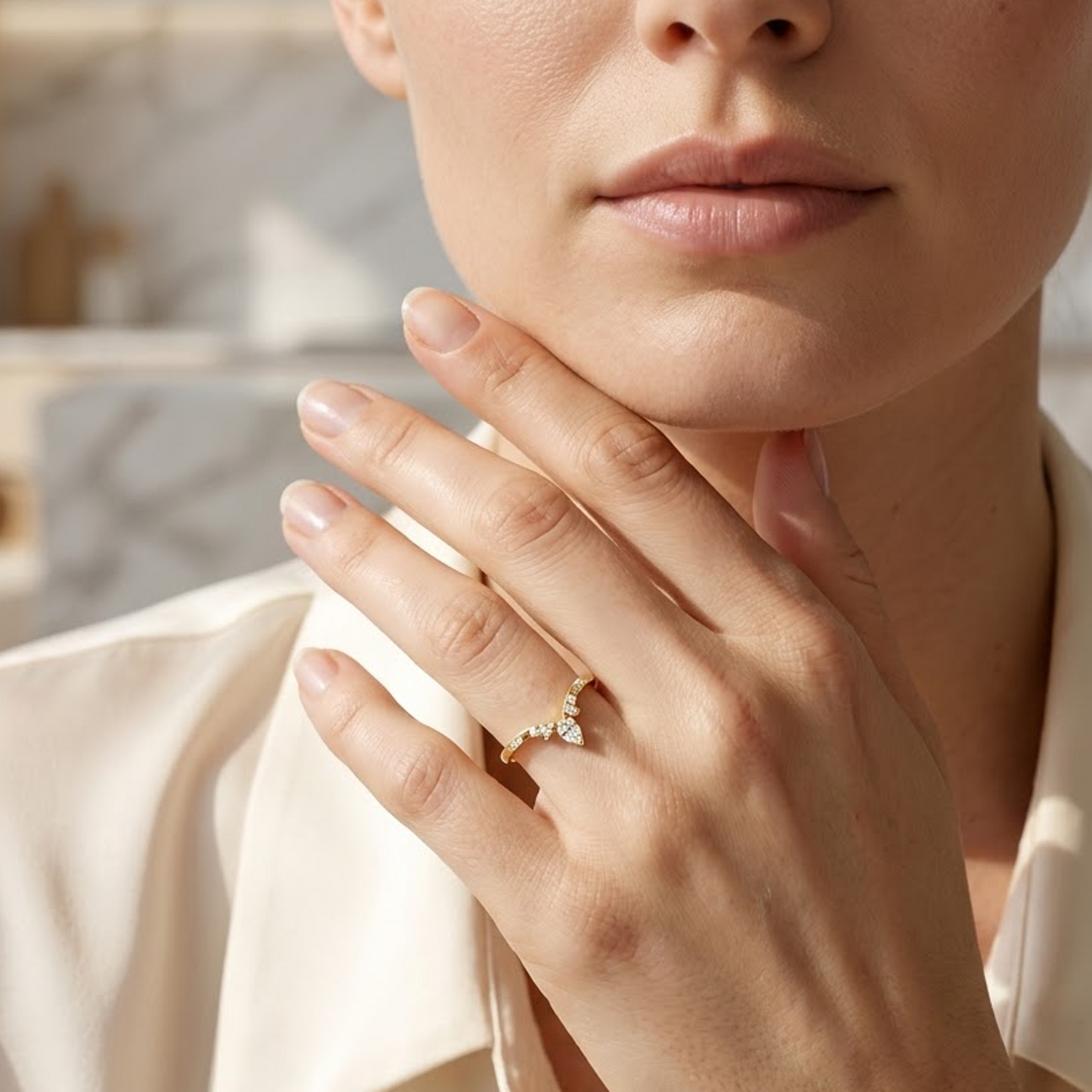 curved band engagement rings​

